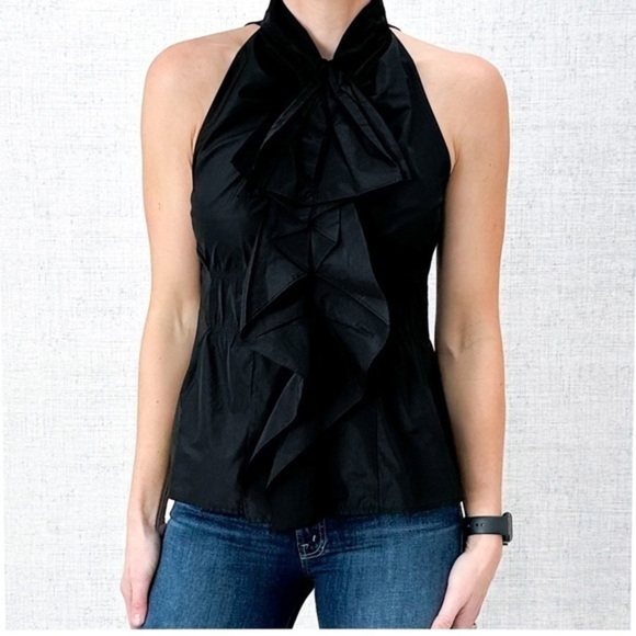 Vince Ruffled Front Top - Picture 4 of 8